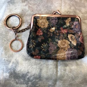 Patricia Nash coin purse key chain